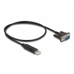 Delock USB kabel USB 2.0 USB-A zástrčka, VGA 9pól. Zástrčka 0.50 m černá 66461