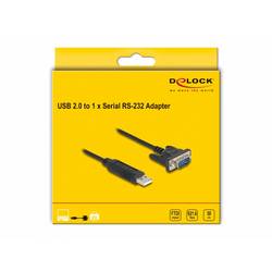 Delock USB kabel USB 2.0 USB-A zástrčka, VGA 9pól. Zástrčka 0.50 m černá 66461