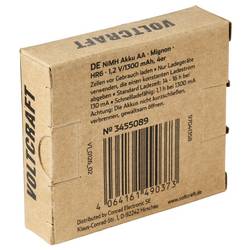 VOLTCRAFT akumulátor AA, Ni-MH, 1300 mAh, 1.2 V, 4 ks