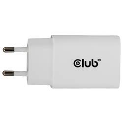 club3D CAC-3020 USB nabíječka, USB Power Delivery (USB-PD) , USB-C® zástrčka, 30 W, Power Delivery 3.0, bílá