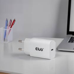 club3D CAC-3020 USB nabíječka, USB Power Delivery (USB-PD) , USB-C® zástrčka, 30 W, Power Delivery 3.0, bílá