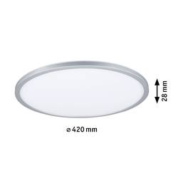 Paulmann Atria Shine 70992 LED stropní svítidlo 22 W teplá bílá chrom (matný)