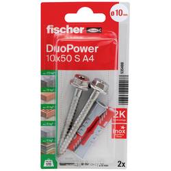 Fischer 535488 DuoPower 10 x 50 S A4 K NV sada hmoždinek 50 mm 10 mm 1 sada