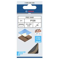 Bosch Accessories 2608606205 brusný pás Zrnitost 120 (d x š) 455 mm x 13 mm 3 ks