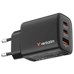 Verbatim 32352 síťový adaptér / napájení, Rychlonabíječka, 20 V, 65 W