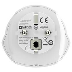 Skross 1.500211C-E cestovní adaptér SKROSS - Länderstecker World to Europe