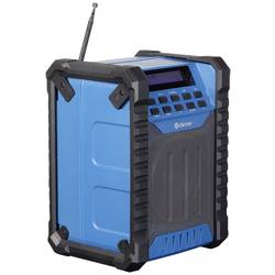 Denver WRD-60 111111200030 odolné rádio, DAB+, DAB, FM, AUX, FM, DAB+, s akumulátorem, voděodolné, černá, modrá