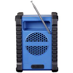 Denver WRD-60 111111200030 odolné rádio, DAB+, DAB, FM, AUX, FM, DAB+, s akumulátorem, voděodolné, černá, modrá