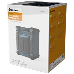 Denver WRD-60 111111200030 odolné rádio, DAB+, DAB, FM, AUX, FM, DAB+, s akumulátorem, voděodolné, černá, modrá