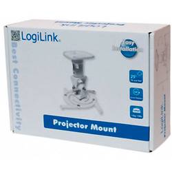 LogiLink BP0003 stropní držák projektoru naklápěcí, otočný vzd. země-strop (max.): 22 cm bílá
