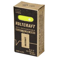 VOLTCRAFT akumulátor 9 V Ni-MH 200 mAh 8.4 V 1 ks