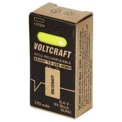 VOLTCRAFT akumulátor 9 V Ni-MH 270 mAh 8.4 V 1 ks