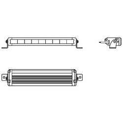 Osram Automotive dálkový světlomet LEDDL115-SP LEDDL115-SP LED vpředu (d x š x v) 67 x 275 x 36 mm