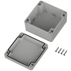 TRU COMPONENTS TC-10860512 univerzální pouzdro 105 x 105 x 60.10 polykarbonát světle šedá 1 ks