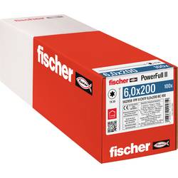Fischer 562959 FPF II CHTF 6,0 x 200 BC 100 šroub do dřeva 6 mm 200 mm TX ocel galvanizováno zinkem 100 ks