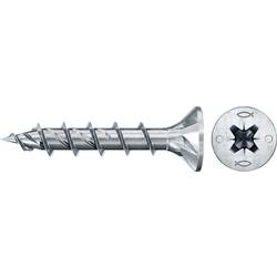 Fischer 670493 Power-Fast II CZF šrouby do dřevotřísky 6 mm 35 mm křížová drážka Pozidriv ocel galvanizováno zinkem 500 ks