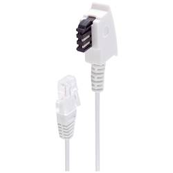 Shiverpeaks DSL kabel [1x telefonní zástrčka TAE-F - 1x RJ45 zástrčka] 3 m bílá