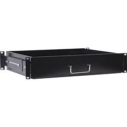 Intellinet 714938 19 palec šuplík pro datové skříně 2 U Vhodné pro hloubku skříně: od 450 mm černá (RAL 9005)