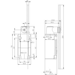 Siemens 3SE51120CH80 3SE5112-0CH80 polohový spínač 6 A otočný pohon IP65, IP67 1 ks