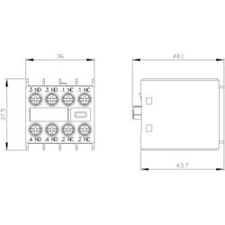 Siemens 3RH2911-1FA22-0MA0 pomocný spínač 1 ks