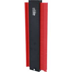 KS Tools 140.2147 Obrysová šablona, plast, 280 mm dlouhá