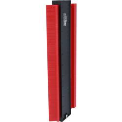 KS Tools 140.2147 Obrysová šablona, plast, 280 mm dlouhá