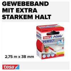 tesa PERFECT 56343-00038-03 páska se skelným vláknem tesa® Extra Power červená (d x š) 2.75 m x 38 mm 1 ks
