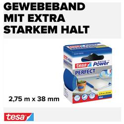 tesa PERFECT 56343-00036-03 páska se skelným vláknem tesa® Extra Power modrá (d x š) 2.75 m x 38 mm 1 ks