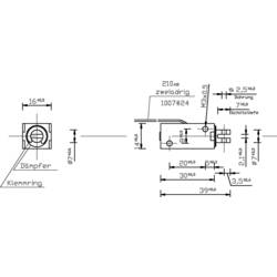 Tremba HMF-1614z.002-12VDC,100% 830022 zdvihací magnet tažný, 5.8 N, 2 W, M3