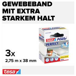 tesa EXTRA POWER PERFECT 56343-00501-04 páska se skelným vláknem bílá (d x š) 2.75 m x 38 mm 3 ks