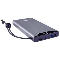 Intenso F20000 powerbanka Li-Pol, 20000 mAh, Quick Charge, Dodávka energie, USB-A, USB-C®, šedá, Indikátor stavu