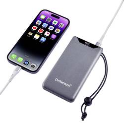 Intenso F20000 powerbanka Li-Pol, 20000 mAh, Quick Charge, Dodávka energie, USB-A, USB-C®, šedá, Indikátor stavu