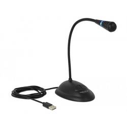 husí krk USB mikrofon Delock 65871 Druh přenosu:USB, kabelový vč. kabelu, stojan