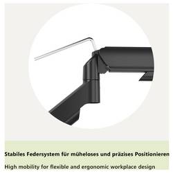 My Wall rameno na monitory HEG9L 1 Displej: (s) 43,2 cm (17) - 81,3 cm (32) nastavitelná výška, naklápěcí, nakláněcí, otočný