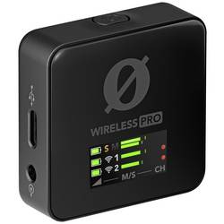 sada bezdrátového mikrofonu Rode Wireless PRO Druh přenosu:Digital vč. kabelu, vč. svorky, vč. tašky, vč. ochrany proti větru