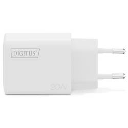 Digitus DA-10300 USB nabíječka, 1x USB A , 1x USB-C®, 20 W, bílá