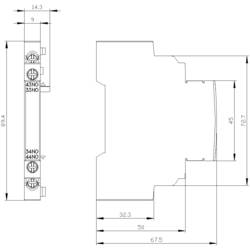 Siemens 3RV2901-1B pomocný spínač 1 ks