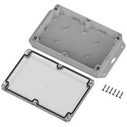TRU COMPONENTS TC-10860984 Přírubové pouzdro 209.70 x 139.80 x 45.10 polykarbonát světle šedá 1 ks
