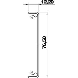 OBO Bettermann 6279720 montážní příslušenství (d x š) 2000 mm x 80 mm 1 ks