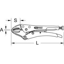 KS Tools 1151152 kleště samosvorné