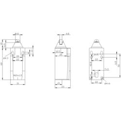 Siemens 3SE52320HD03 3SE5232-0HD03 polohový spínač 6 A kladka, plastový válec IP65 1 ks