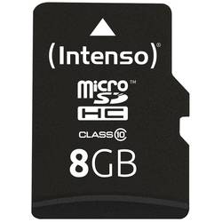 Intenso High Performance paměťová karta microSDHC 8 GB Class 10 vč. SD adaptéru