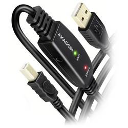 AXAGON USB kabel USB 2.0 10 m černá ADR-210B