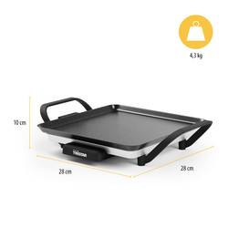 Tristar Slim S BP-2666 elektrický gril grilovací talíř plynulý regulátor teploty černá