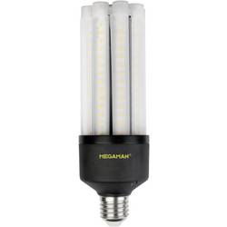 Megaman MM60724 LED Energetická třída (EEK2021) F (A - G) E27 tyčový tvar 27 W = 50 W neutrální bílá (Ø x v) 63 mm x 195 mm nestmívatelné 1 ks