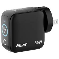 Verbatim 30238 USB nabíječka, GaN, USB-C® zástrčka, USB-A zásuvka, 65 W, QC 3.0, Power Delivery 3.0, černá