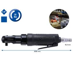 Brilliant Tools BT160601 Pneumatická ráčna vnější čtyřhran 1/4 (6,3 mm) 6.3 bar