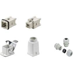 RockStar&reg; HDC kits-Heavy Duty Connectors, Kit, HA, Size: 1, Poles: 1, Screw connection, 250 V, 22 A, PG