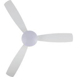 Lucci AIR Vector stropní ventilátor 35 W (Ø x v) 130 cm x 10 cm bílá s dálkovým ovládáním