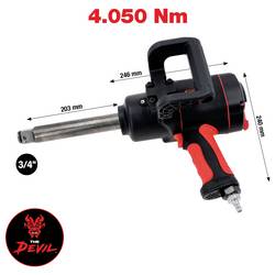 KS Tools 512.3405 pneumatický rázový šroubovák Točivý moment (max.): 4050 Nm